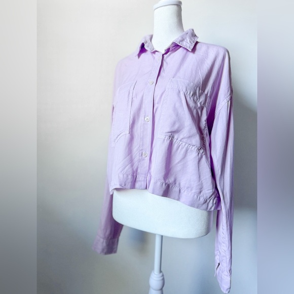 Cropped Button Up - Picture 1 of 6